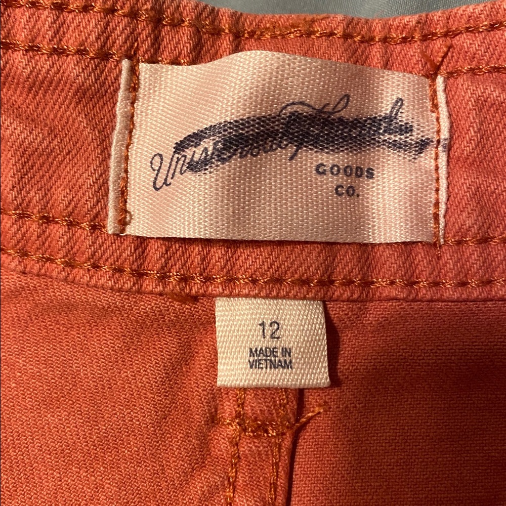 Universal Thread Rust Orange Wide-Leg Pants - Picture 4 of 5